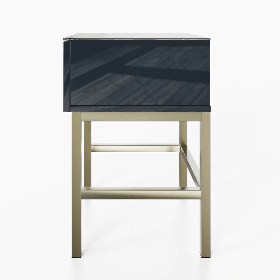 image 1 of Frank Olsen Lyra Lamp/side table Black | Midnight Onyx