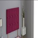 image 2 of Maroon Plush Velvet Cube Headboard N/A | 4FT Small Double 20"inch Headboard