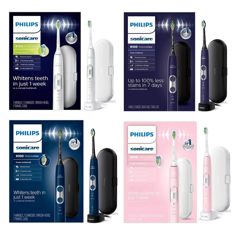 image 1 of Philips Sonicare ProtectiveClean 6100 Rechargeable Electric Toothbrush
