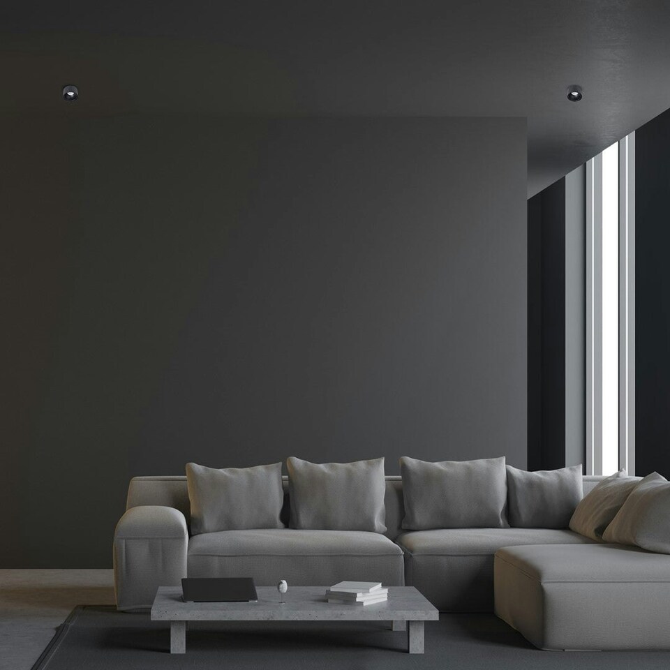 image 1 of Milagro Spot Light Bali Round Black 1xGU10