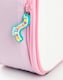 image 6 of Squishmallows Girls Lunch Bag Set | Kids 3 Piece Bundle with Fluffy Dinner Bag, Water Bottle & Snack Pot | Childrens Plush Cam the Cat Zip Bag with 3D Ears in Pink & Purple | Back to School Gifts