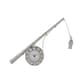 image 1 of Wm.Widdop Miniature Clock Fishing Pole - Satin Silver Finish Silver