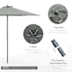 image 3 of Outsunny 2.8m Patio Umbrella Parasol Outdoor Table Umbrella 6 Ribs Dark Grey