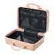image 4 of Living and Home Portable 12 inch Hard Shell Carry on Makeup Travel Case Pink | Personal Item