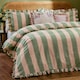 image 3 of Wylder Birdie Stripe Ruffle Single Duvet Cover Set Multi | Single