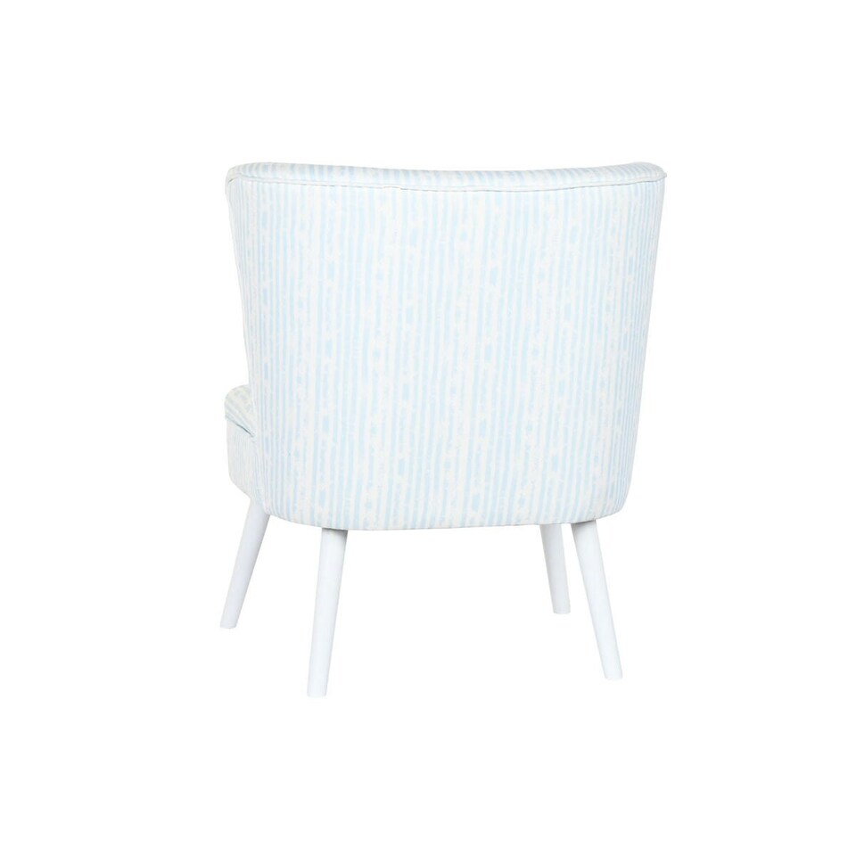 image 1 of Armchair DKD Home Decor 73 x 67 x 85 cm Blue Wood White Blue