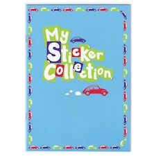 Collection Cars Sticker Book - Blue - One Size