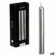 image 1 of Candle Set Acorde 126-E-AR Silver 2 x 2 x 20 cm (12 Units) N/A