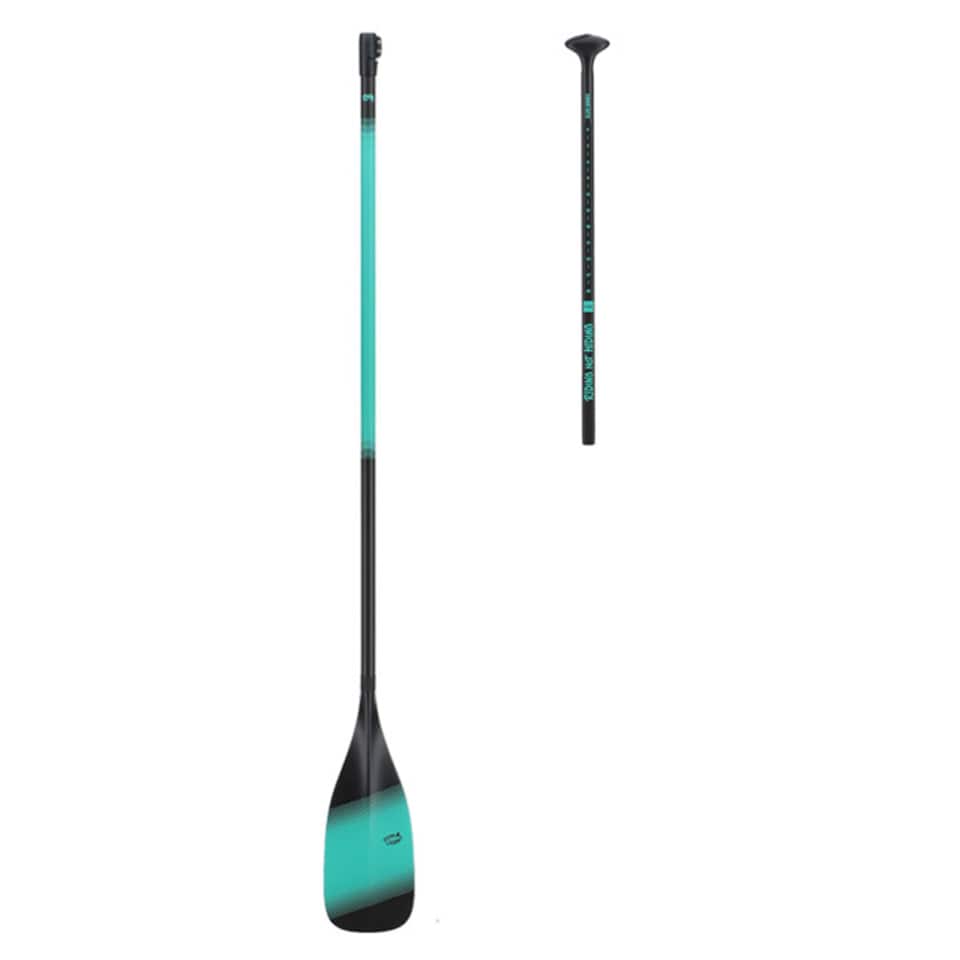 image 1 of Riding not Hiding Elite Series Carbon Paddle Teal 2pc | Green | Teal | 2pc | 2