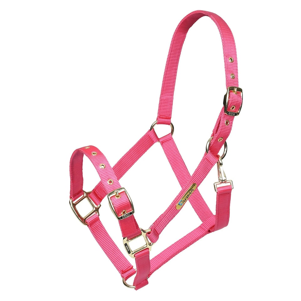 ARMA Adjustable Horse Headcollar - Pink - Cob Pink | M