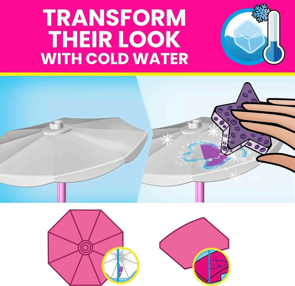 image 1 of Mega Bloks - Barbie Colour Reveal Convertible Road Trip