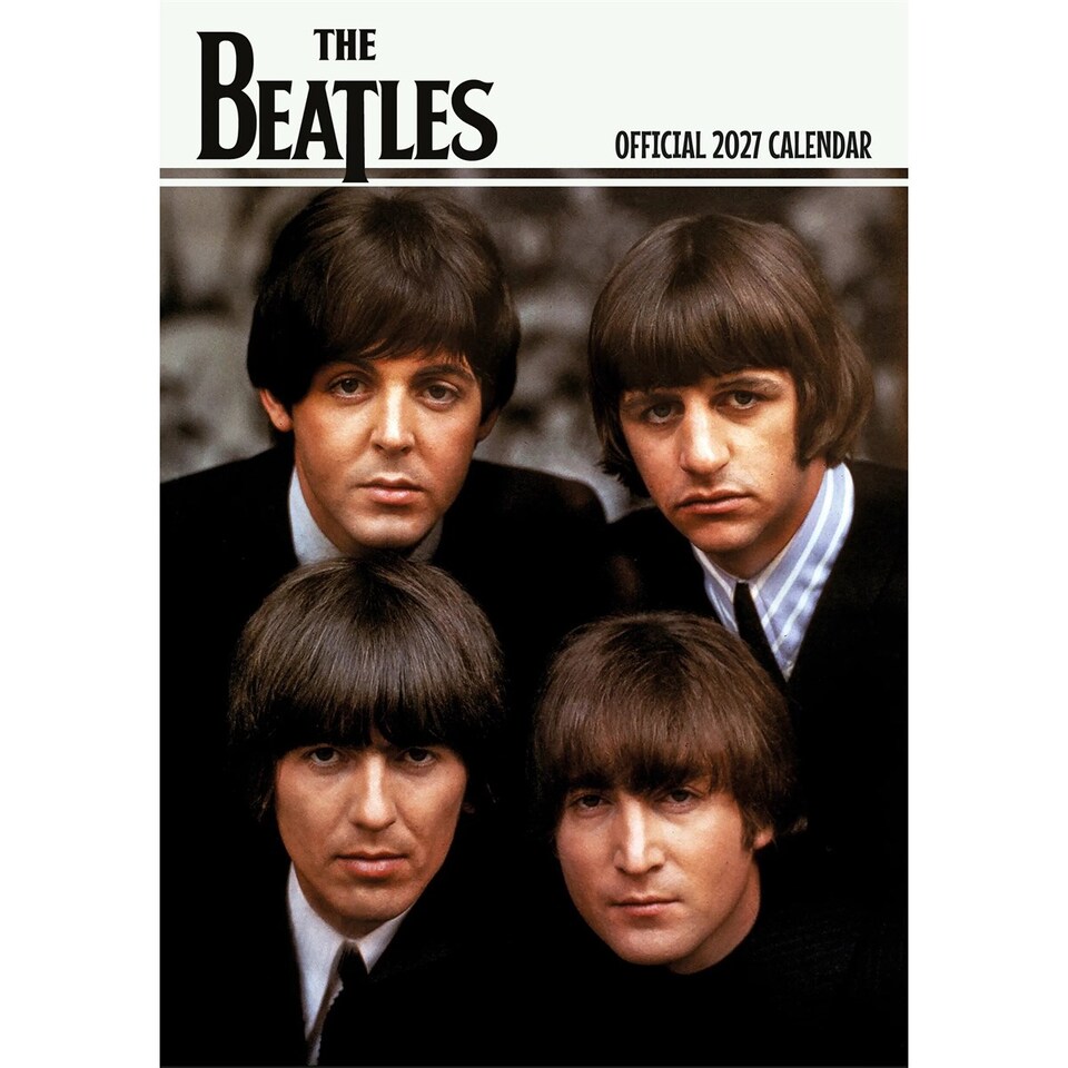 The Beatles A3 Calendar 2027, Wall Calendars, Month To View ...