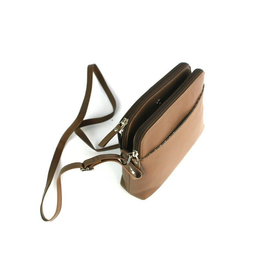 image 1 of Eastern Counties Leather Terri Leather Handbag - Toffee - One Size Brown