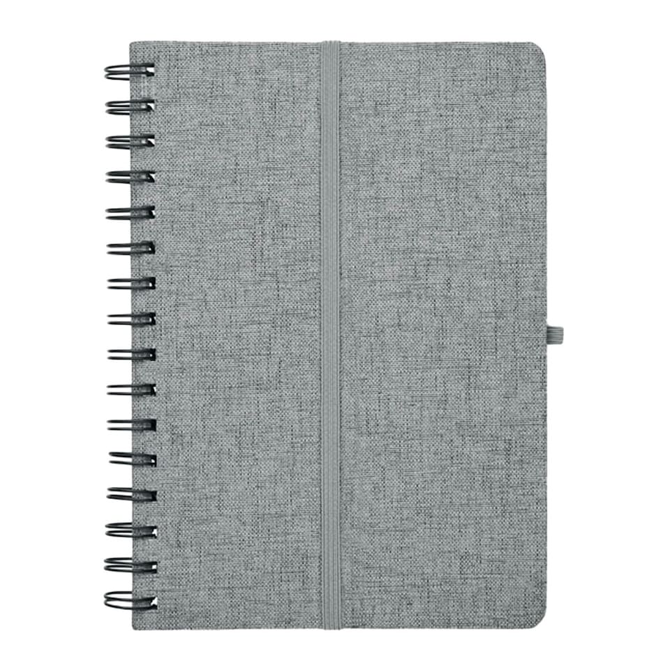 image 1 of MidOcean Strata A5 Notebook - Grey - 1.5cm x 14.7cm x 21cm