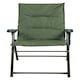 image 2 of Mountain Warehouse Padded Folding Chair Plain Lightweight Camping Outdoor Seat Green | Khaki