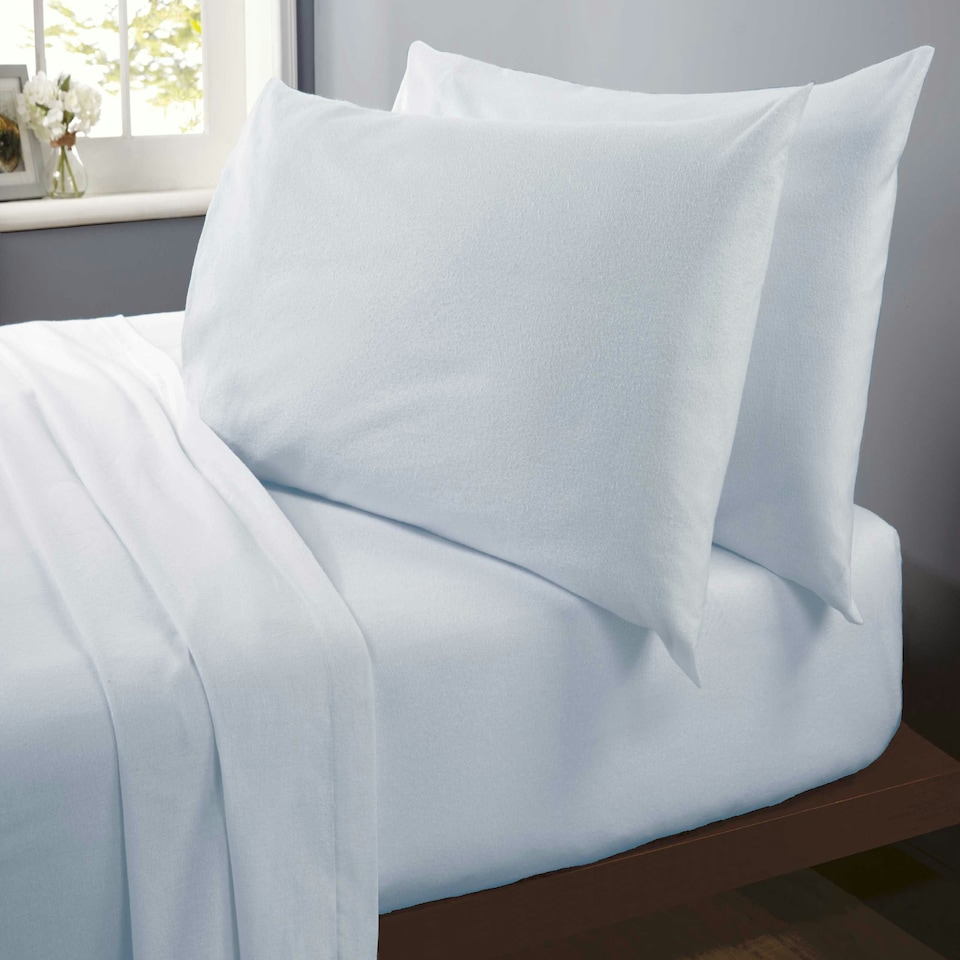 image 1 of So Soft Microfibre 180 Thread Count Sheet Set Blue | Single