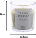 image 3 of Marco Paul Cedarwood Scented Glass Candle 8cm
