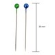 image 7 of Pack of 80 Assorted Colour Dress Pins 38mm - Sewing
