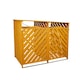 image 6 of Wooden Double Wheelie Bin Storage - Natural