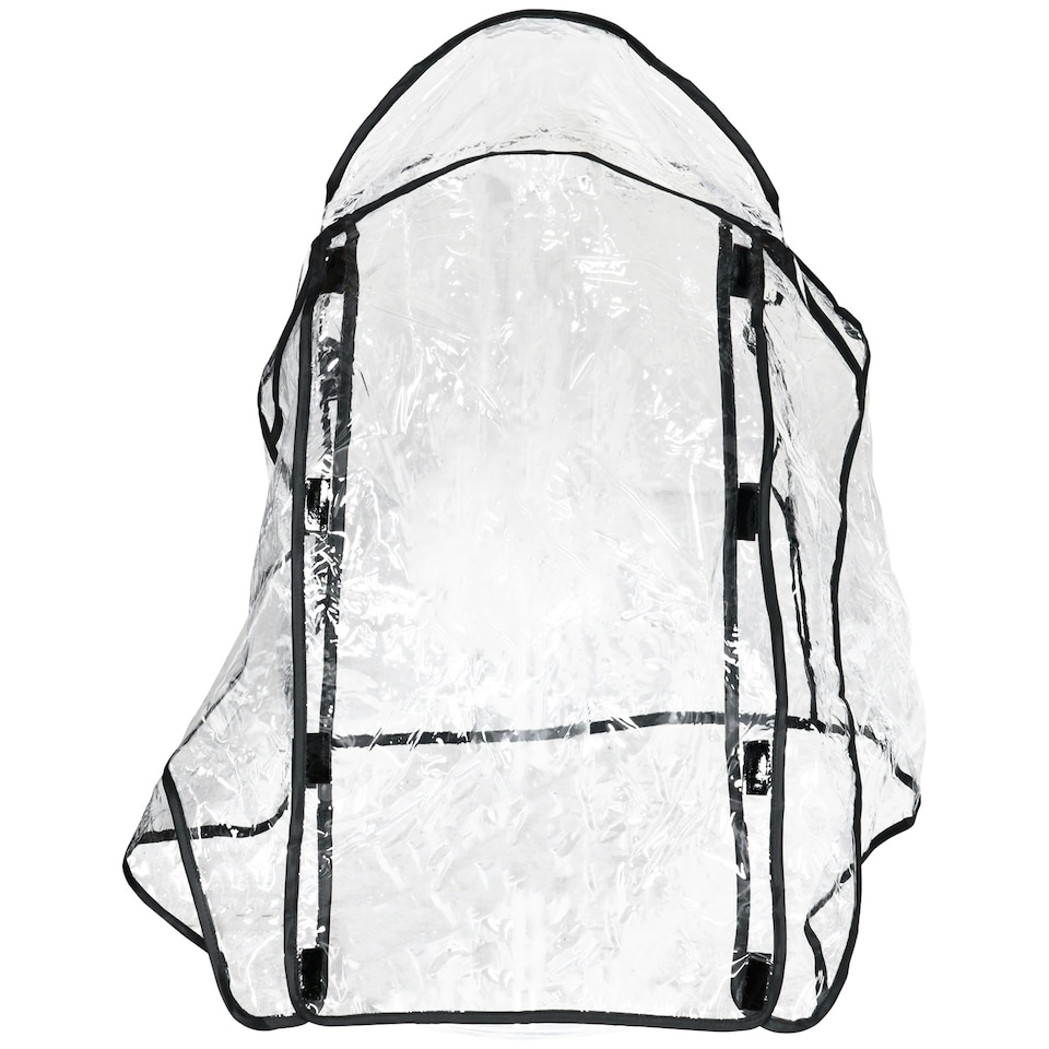image 1 of PawHut Rain Cover for Dog Stroller Pram Buggy for S XS Dogs, Cats, W/ Two Entry