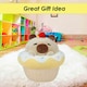 image 3 of Capybara Cup Cake Soft Toy Cute Plushie Huggable Cuddly Stuffed Toy 20cm Yellow