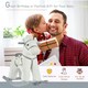 image 3 of HOMCOM Kids Plush Ride-On Rocking Horse with Plush Toy Sound Handle Grip