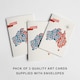 image 3 of Australia Geometric Map Greeting Card Modern Travel Set of 3 Blank Inside