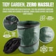 image 3 of 100l Pop Up Large Garden Waste Bag Heavy Duty Garden Sacks Storage Diy