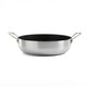 image 3 of Samuel Groves Classic Non-Stick Stainless Steel Triply 26cm Chefs Pan with Side Handles