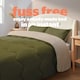 image 3 of Silentnight 10.5 Tog Seersucker Coverless Duvet and Pillowcase Set N/A | Olive/Natural | King