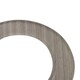 image 4 of Interiors by Premier Grey Wood Toilet Seat, Oval Toilet Seat With Scratch-Resistant Veneer Lid, Ideal For Closet Seat Replacement