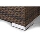 image 9 of Sydney 8 Seater Drinks Cooler Conversation Dining Set With Coffee Table & 3 Stools Brown | Ivory