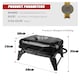 image 6 of Alivio Portable Barbecue Grill, High Quality BBQ Charcoal Grill (Black)