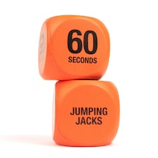 Fitness Routine Exercise Dice - Orange