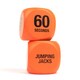 image 1 of Fitness Routine Exercise Dice - Orange