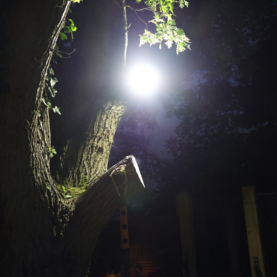 image 1 of Auraglow Multi-Functional Solar PIR Security Floodlight - DENALI
