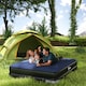 image 2 of Outsunny King Inflatable Mattress with Electric Pump and Integrated Pillow