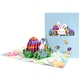 image 1 of Peek- A-Bunny Festive Easter Pop-Up Greeting Card