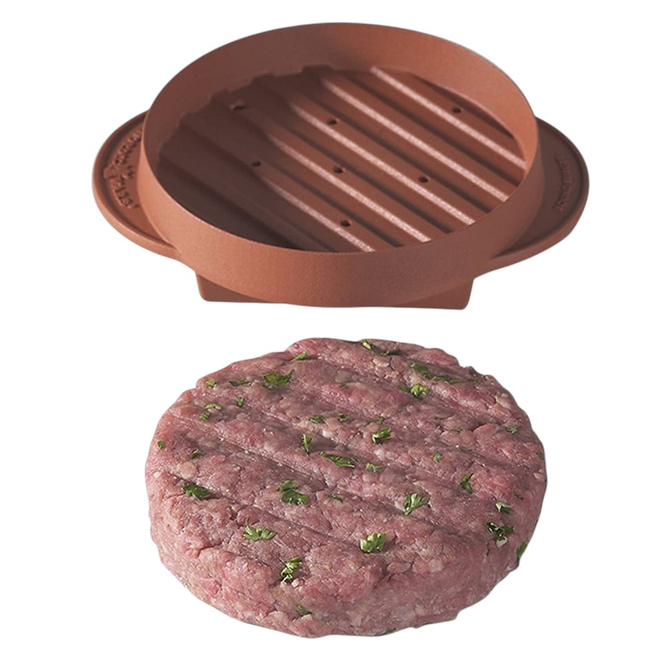 Burger Press: NordicWare Stuffed Burger Maker, Round or Square Burgers