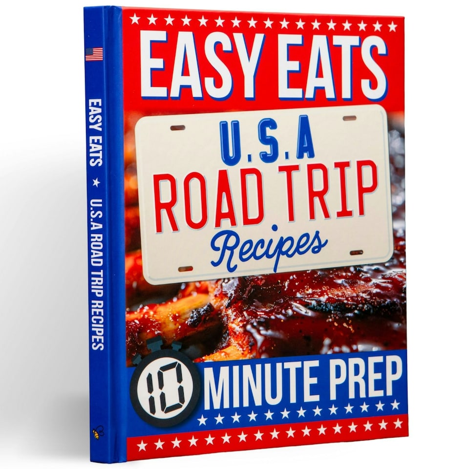 image 1 of Easy Eats USA Road Trip Recipes Book - BBQ & More