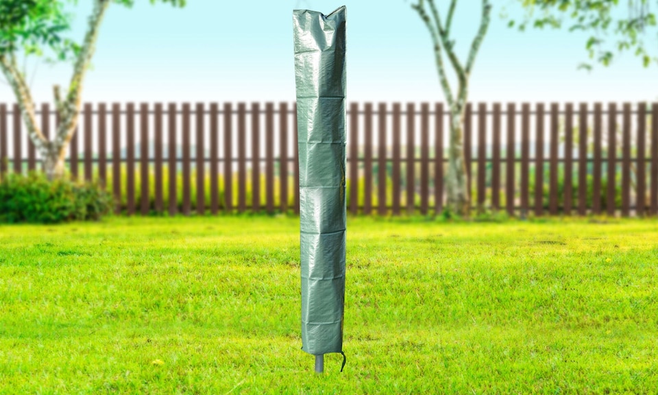 image 1 of Waterproof Heavy Duty Rotary Washing Line Cover Clothes Airer Garden Parasol
