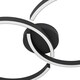 image 5 of EGLO Amandolo Black LED Aluminium & Steel Ceiling Light