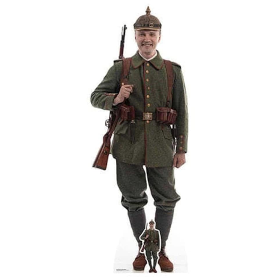 WW1 German Soldier Lifesize Cardboard Cutout 191cm