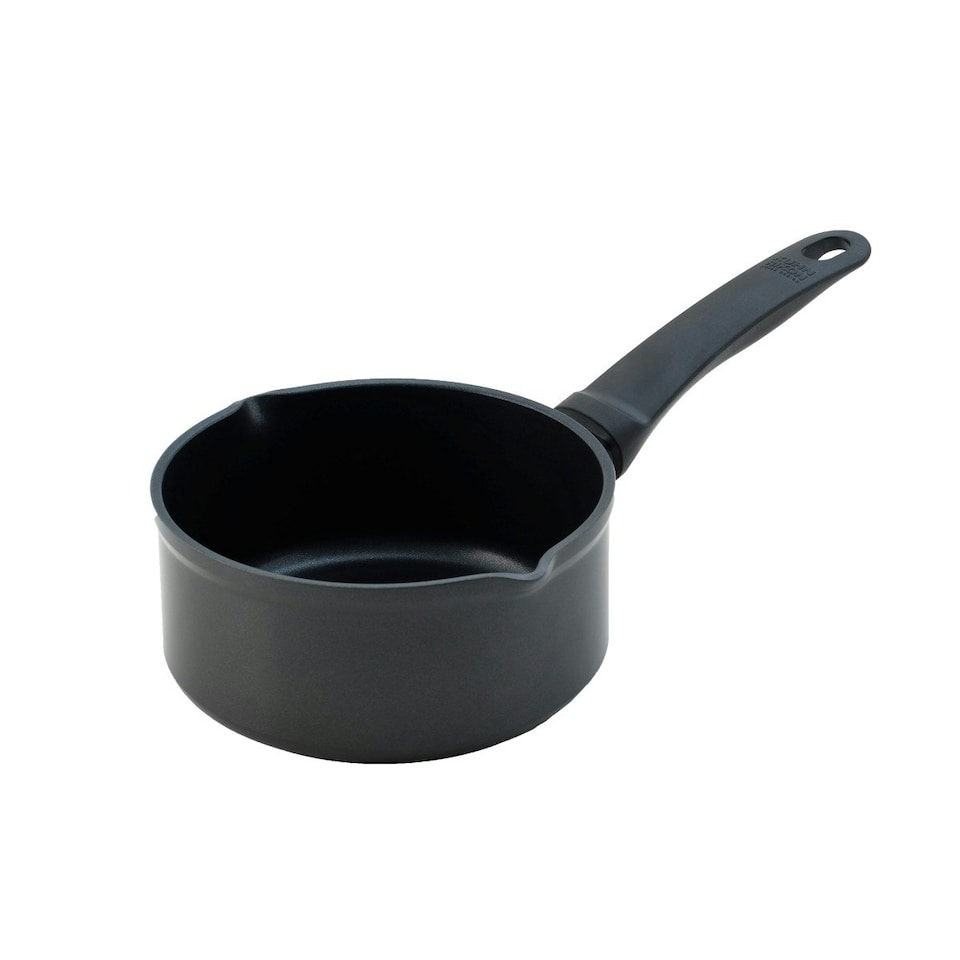 image 1 of Easy Induction Milk Pan 16cm Black