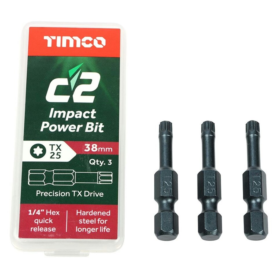image 1 of Timco - C2 Clamp-Fix Premium Clamping Multi-Purpose Screws - TX - Double Countersunk - Yellow (Size 5.0 x 50 - 600 Pieces)