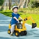 image 7 of HOMCOM CAT Licensed Kids Construction Ride-On Digger w/ Shovel, for 1-3 Years