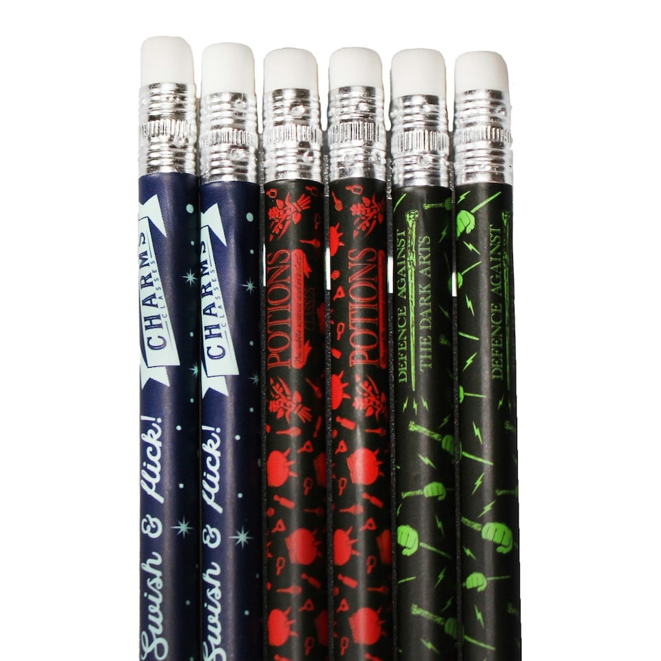 image 1 of Pencils Set of 6 - Harry Potter (Symbol Revival)