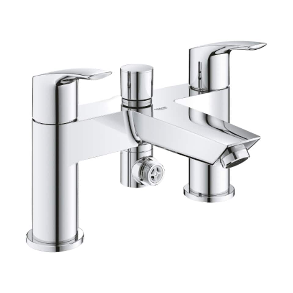 image 1 of Grohe Deck 2H Bath Shower Mixer Chrome - 25105003 - Stylish and Functional