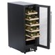 image 7 of SIA WC30BL/1 Undercounter Wine Cooler Fridge, 59L 19 Bottle Capacity, LED Light, Black