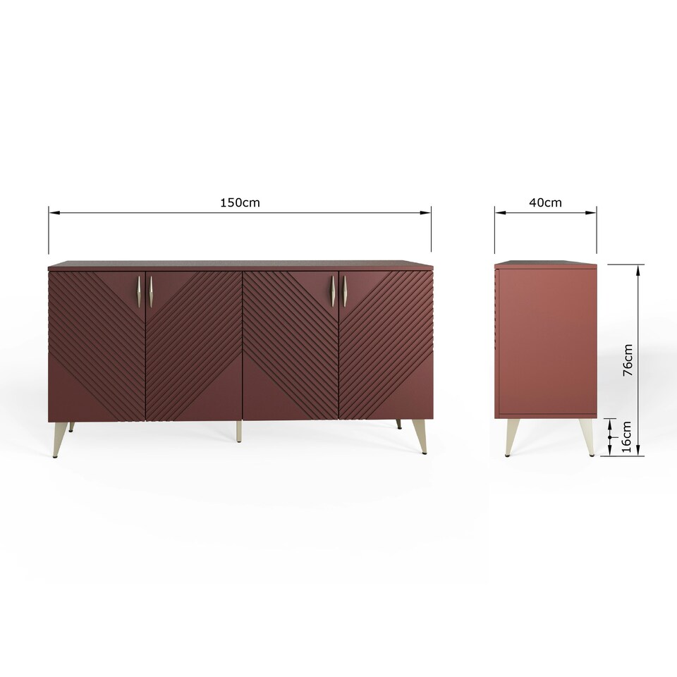 image 1 of Frank Olsen Ava Sideboard Purple | Mulberry